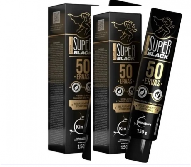 Pomada 50 Ervas Super Black